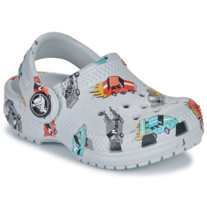 Crocs Classic Race Cars Graphic Cg T Grigio - Zoccoli Bambino