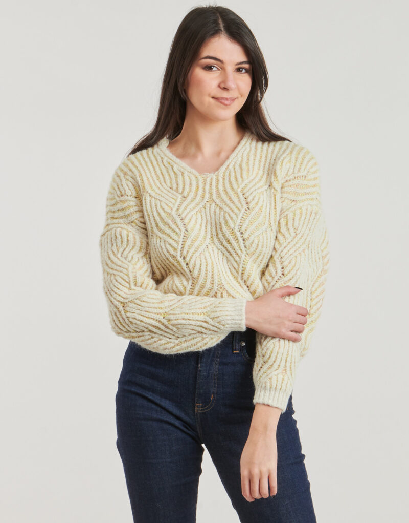 Maglione Only ONLELIN Beige Maglioni Donna - 2