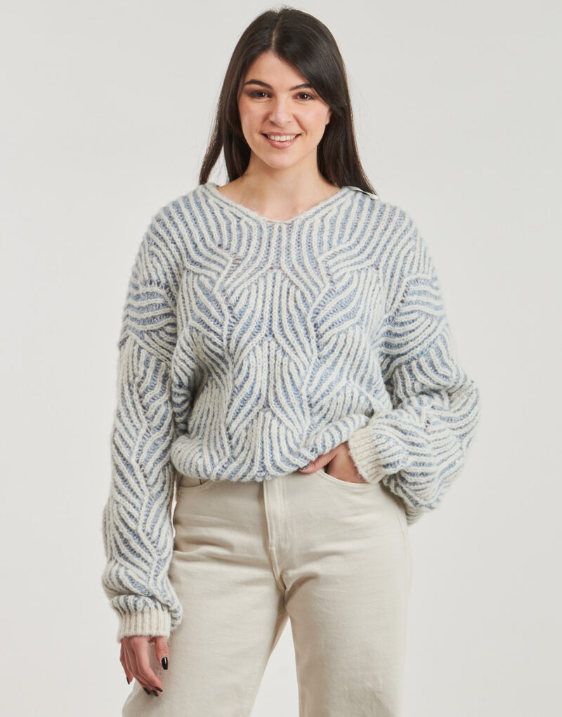 Pullover Only ONLELIN Blaue Damenpullover - 2