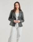 Giacca in pelle Only ONLAVA Grigio Giacche in pelle Donna - 2