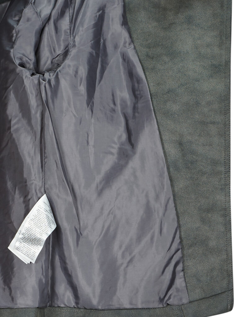Giacca in pelle Only ONLAVA Grigio Giacche in pelle Donna - 6