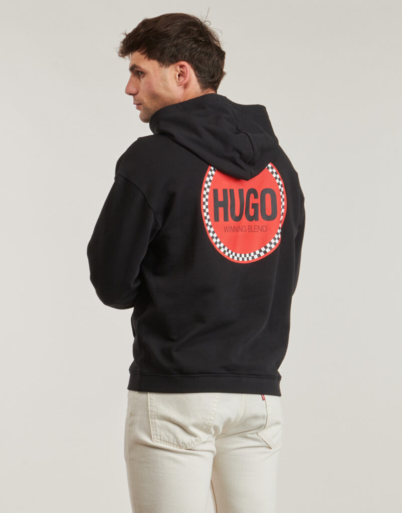 Sweatshirt &agrave; capuche HUGO Decrincio Noir Sweatshirt &agrave; capuche Homme - 2