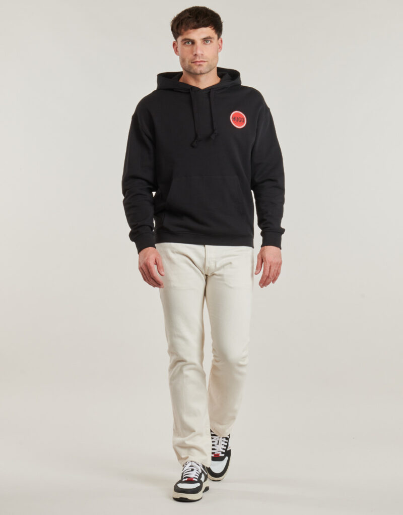 Sweatshirt &agrave; capuche HUGO Decrincio Noir Sweatshirt &agrave; capuche Homme - 3