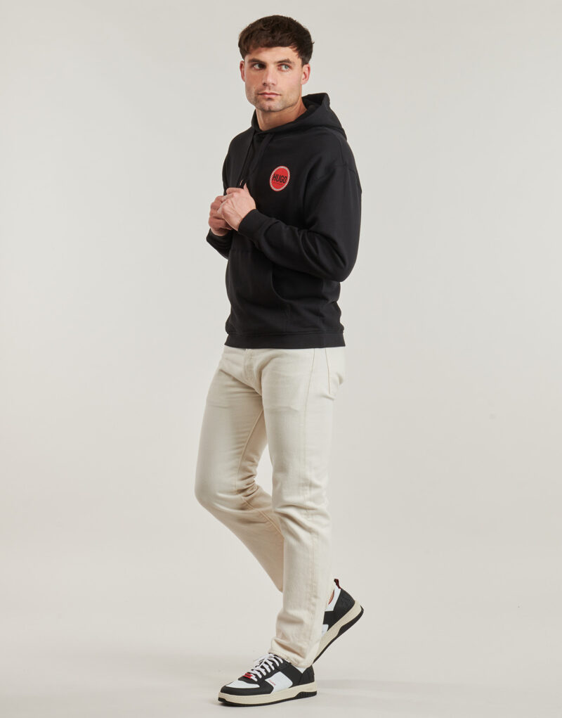 Sweatshirt &agrave; capuche HUGO Decrincio Noir Sweatshirt &agrave; capuche Homme - 4