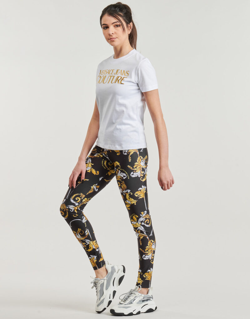 T-shirt Versace Jeans Couture 78HAHT01 Bianco T-shirt maniche corte Donna - 3