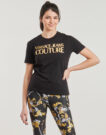 T-shirt Versace Jeans Couture 78HAHT01 Nero T-shirt maniche corte Donna - 2