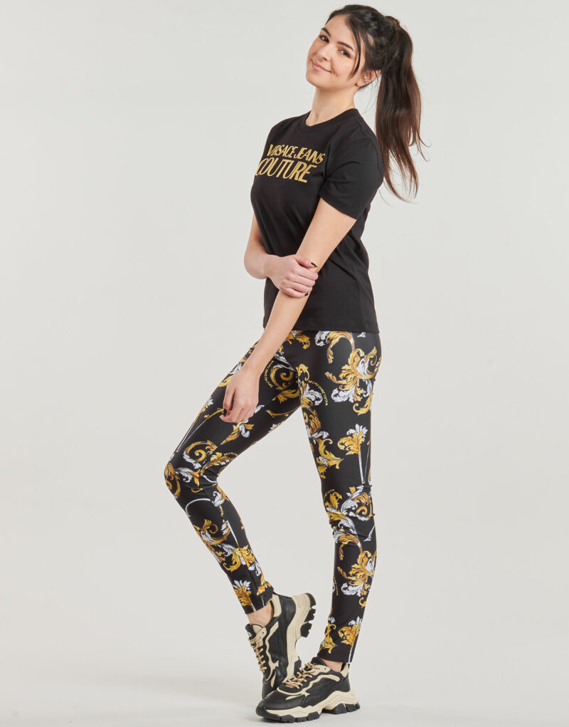 T-shirt Versace Jeans Couture 78HAHT01 Nero T-shirt maniche corte Donna - 3