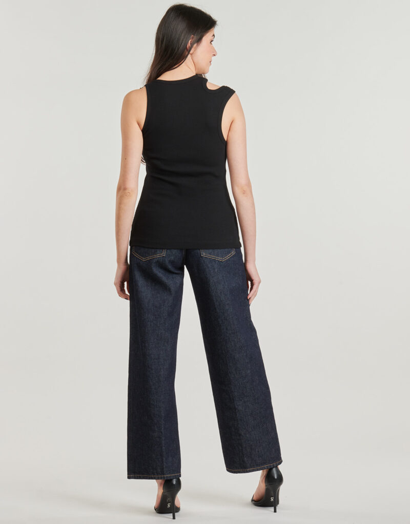Blusa Versace Jeans Couture 78HAM603 Negra Blusas para mujer - 4