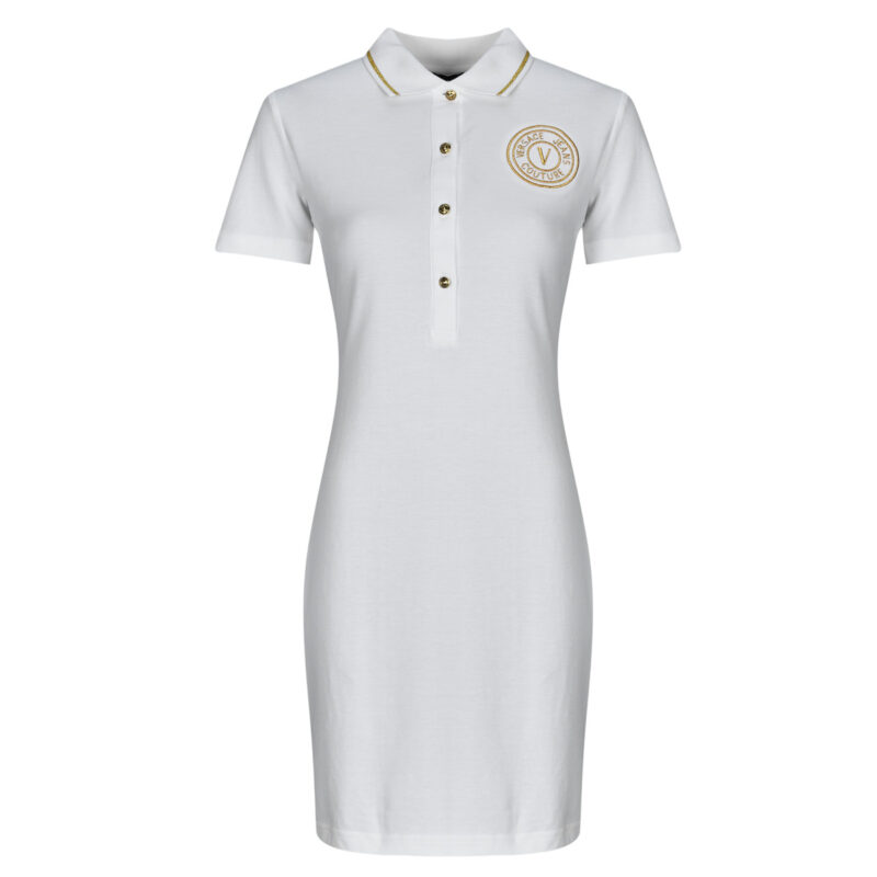 Vestido corto Versace Jeans Couture 78HAOT01 blanco para mujer - 1