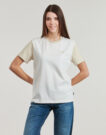 Vans COLORBLOCK BFF TEE Wei&szlig;es Damen-T-Shirt mit kurzen &Auml;rmeln - Gr&ouml;&szlig;e 2