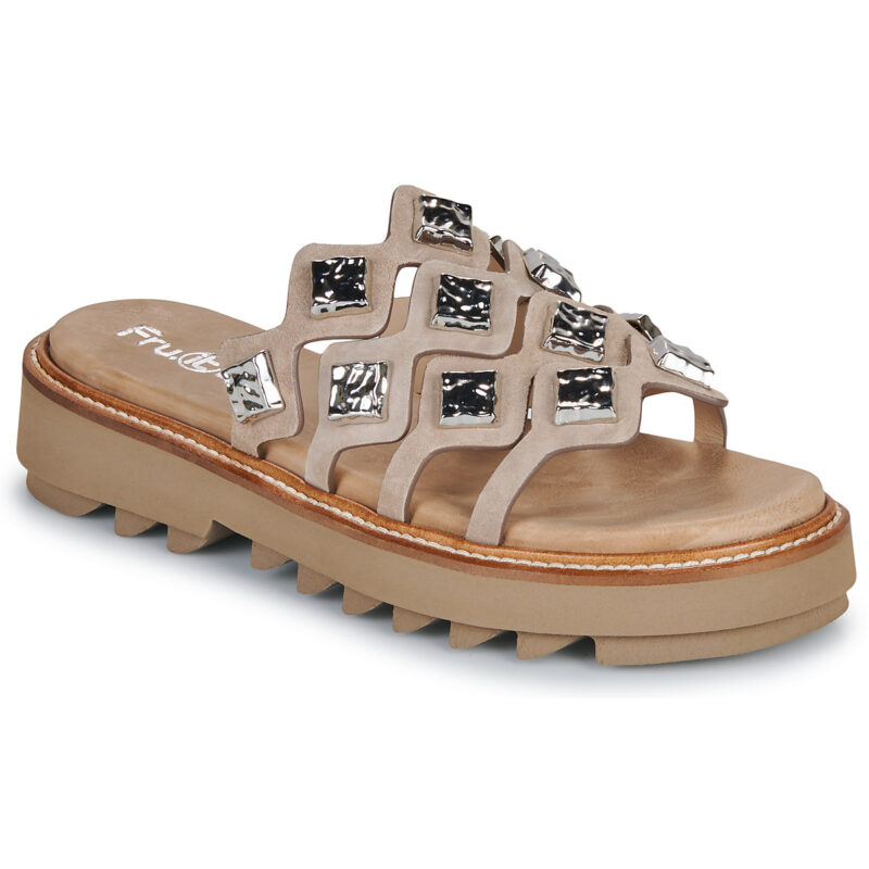 Fru.it  9170-100-HELGA-TAUPE-WATER-TAUPE  Beige Ciabatta Donna - 1