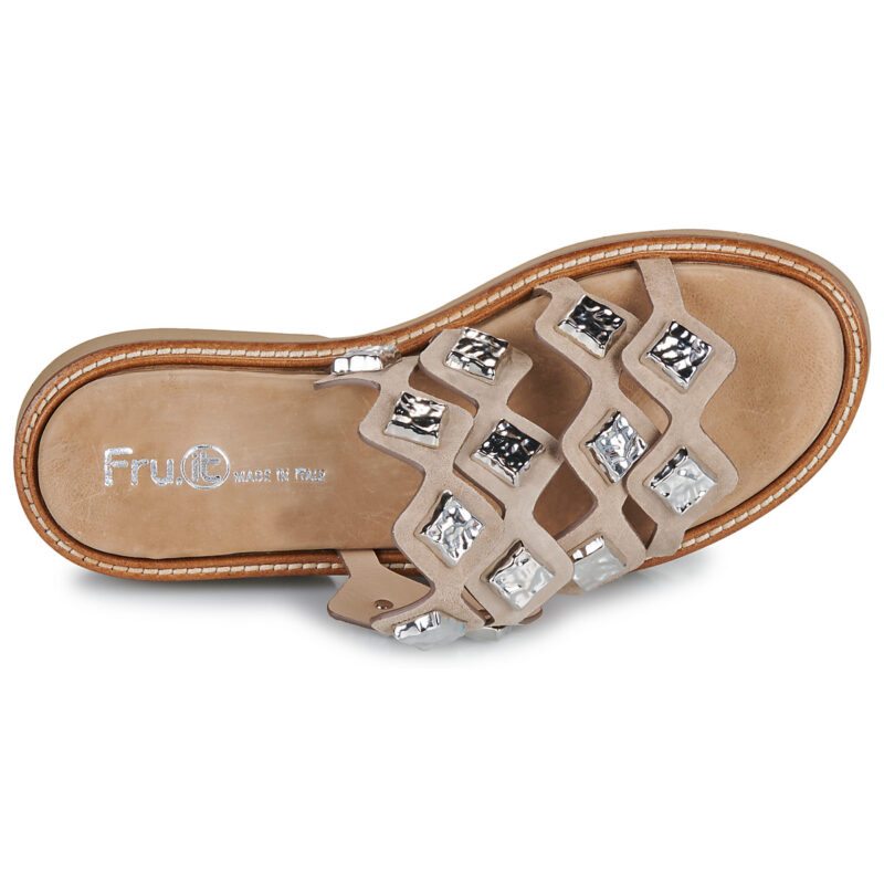 Fru.it  9170-100-HELGA-TAUPE-WATER-TAUPE  Beige Ciabatta Donna - 6
