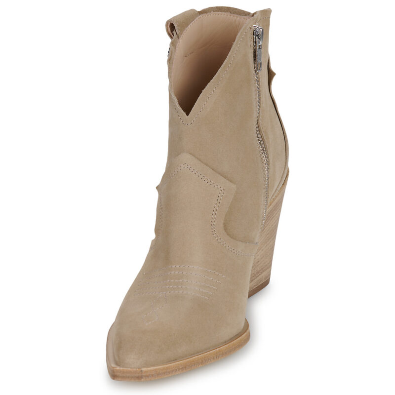Fru.it - Beige Stiefeletten Damen - 3