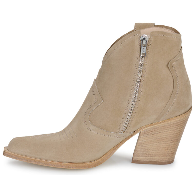 Fru.it - Beige Stiefeletten Damen - 4