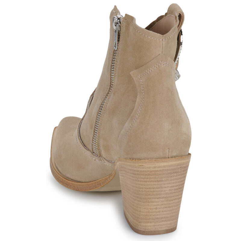 Fru.it - Beige Stiefeletten Damen - 5