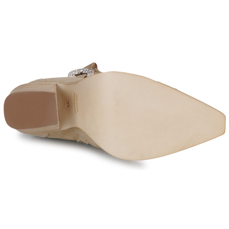 Fru.it - Beige Stiefeletten Damen - 7