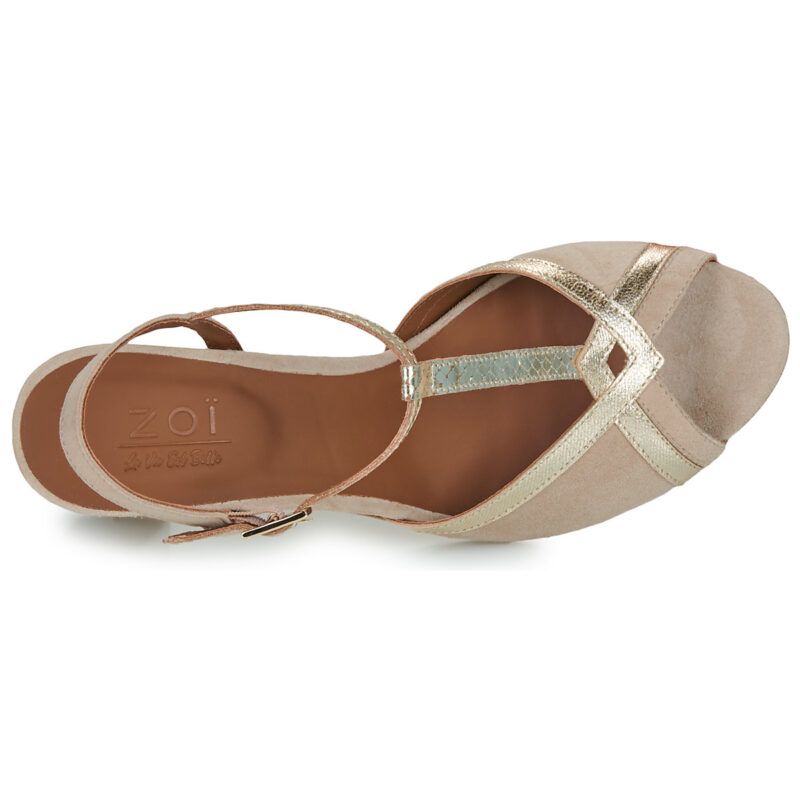 Otess / Zoï Z1330-CAM-BEJE-ODIN-CARRARA-UMBRELLA-CARRARA Beige Sandali con tacco Donna - 6