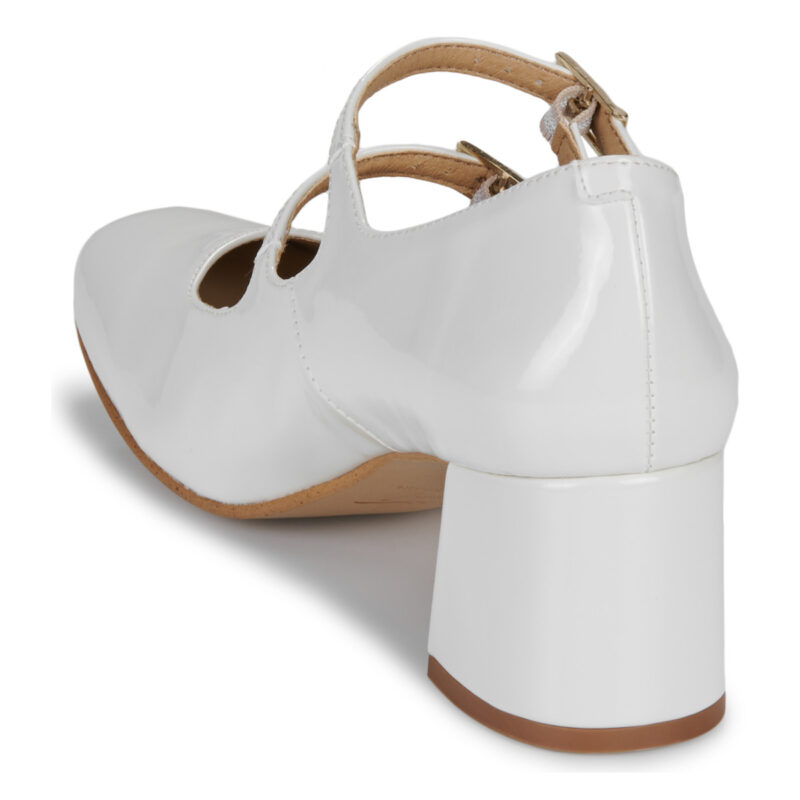 Betty London BRUNALIA Bianco Décolleté Donna - 5