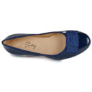 Betty London H&eacute;l&egrave;ne Blau Ballerinas Damen - 6