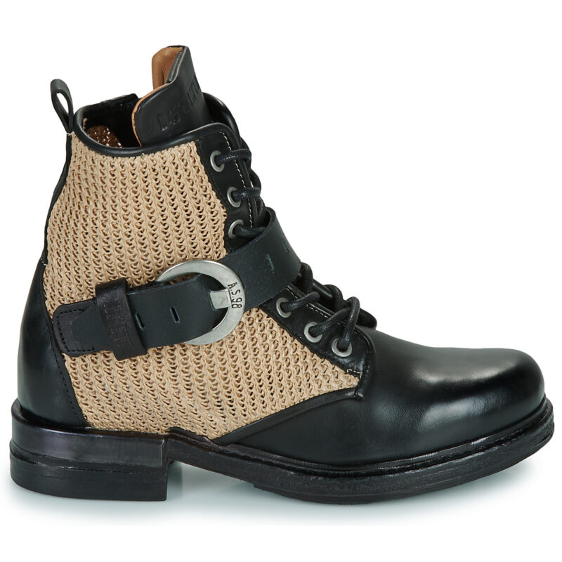 Airstep / AS98 ARCHE BOUCLE Black Women's Ankle Boots - 2
