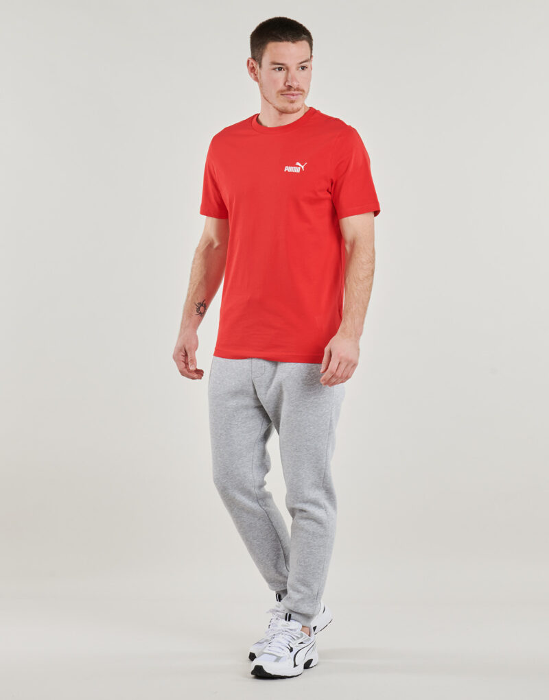 T-shirt Puma ESS SMALL LOGO TEE Rosso T-shirt maniche corte Uomo - 3