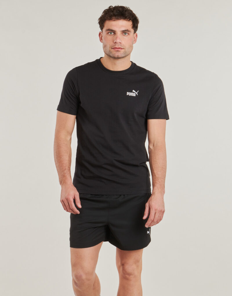 T-shirt Puma ESS SMALL LOGO TEE Nero T-shirt maniche corte Uomo - 2