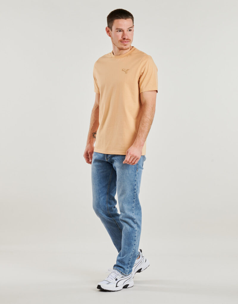 T-shirt Puma TEE MIF BADGE BRODE Beige T-shirt maniche corte Uomo - 3