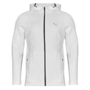 Giacca Sportiva  Puma  EVOSTRIPE FULL ZIP HOODIE  Bianco -  Giacche Sportive Uomo
