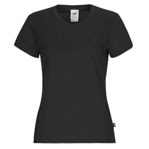T-shirt  Puma  TEE W MIF BADGE BRODE  Nero -  T-shirt maniche corte Donna