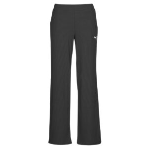 Pantaloni Sportivi  Puma  ESS ELEVATED RIB PANT  Nero -   Pantaloni Sportivi Donna