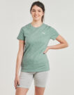 T-shirt Puma ESS ELEVATED RIB TEE Verde T-shirt maniche corte Donna - 2