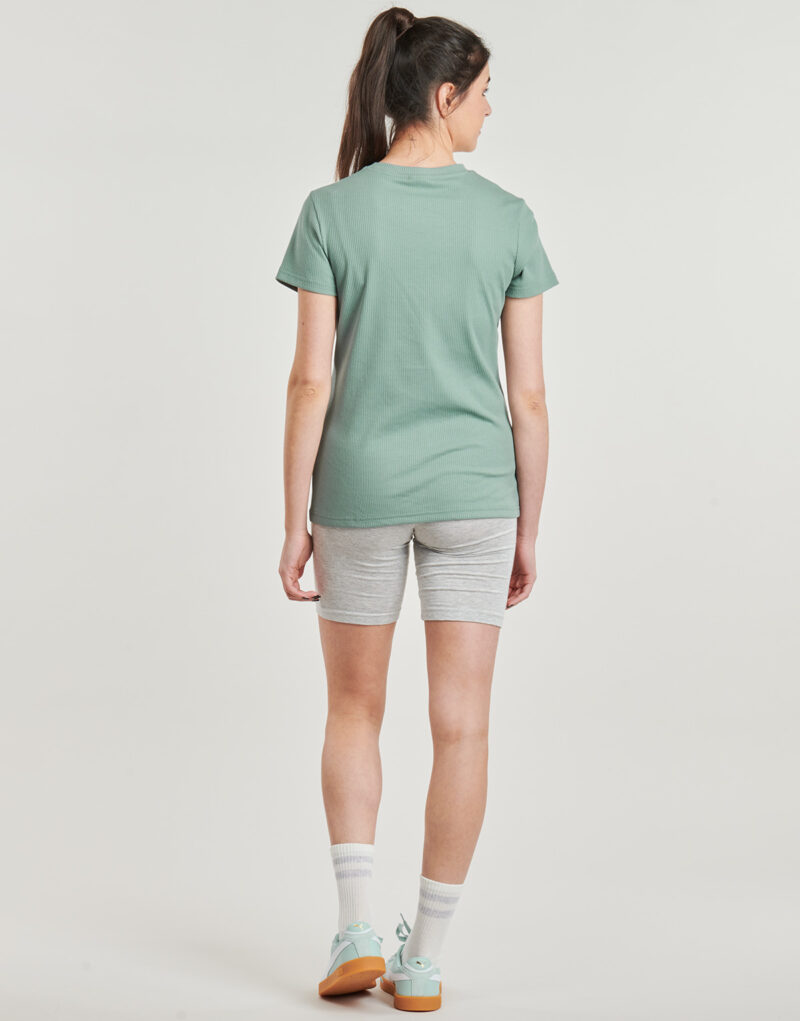 T-shirt Puma ESS ELEVATED RIB TEE Verde T-shirt maniche corte Donna - 4