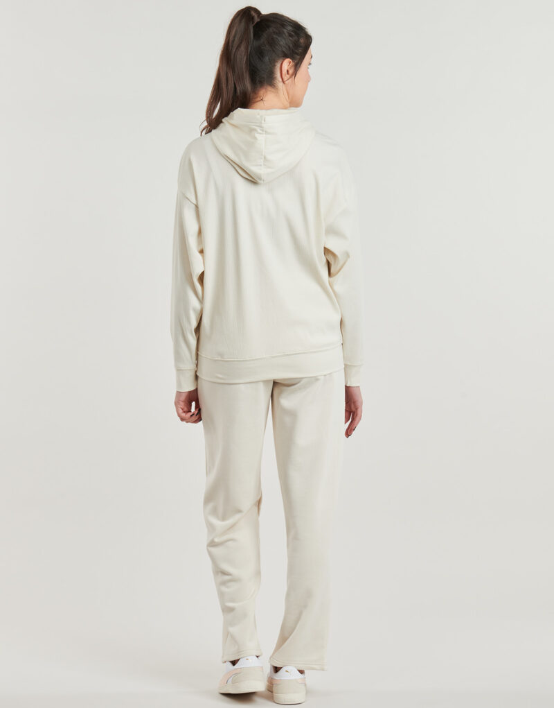 Felpe con cappuccio Puma ESS ELEVATED RIB HOODIE Beige Felpe con cappuccio Donna - 4