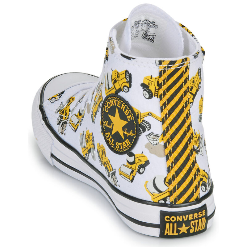 Converse CHUCK TAYLOR ALL STAR CONSTRUCTION TRUCK EASY-ON Wei&szlig;e Turnschuhe f&uuml;r Kinder - 5