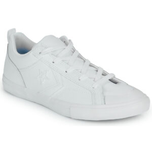 Converse PRO BLAZE STRAP LEATHER Bianco - Sneakers Bambino