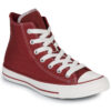 Converse  CHUCK TAYLOR ALL STAR CANVAS + SUEDE  Rosso -  Sneakers alte Donna