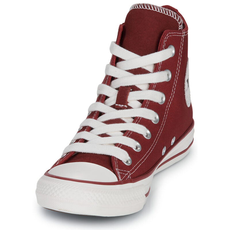 Converse  CHUCK TAYLOR ALL STAR CANVAS + SUEDE  Rosso -  Sneakers alte Donna - 3