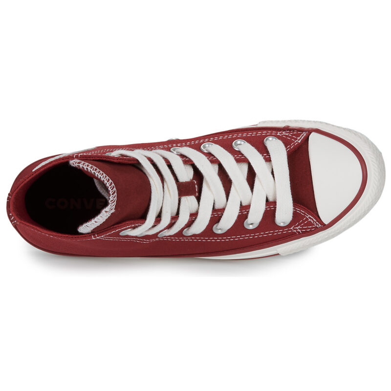 Converse  CHUCK TAYLOR ALL STAR CANVAS + SUEDE  Rosso -  Sneakers alte Donna - 6