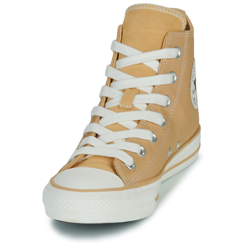 Converse  CHUCK TAYLOR ALL STAR CANVAS + SUEDE  Beige -  Sneakers alte Donna - 3
