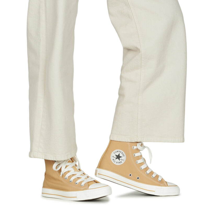 Converse  CHUCK TAYLOR ALL STAR CANVAS + SUEDE  Beige -  Sneakers alte Donna - 8