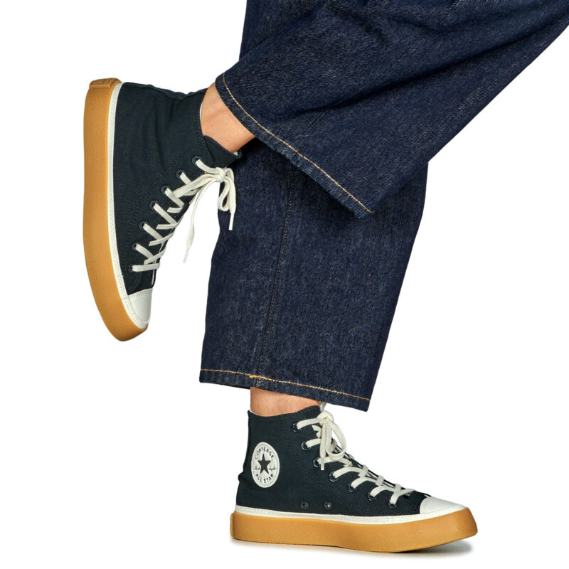 Converse CHUCK TAYLOR ALL STAR RETRO RUBBER Nero Sneakers alte Donna - 8