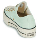 Converse  CHUCK TAYLOR ALL STAR LIFT PLATFORM SUEDE  Verde -  Sneakers basse Donna - 5