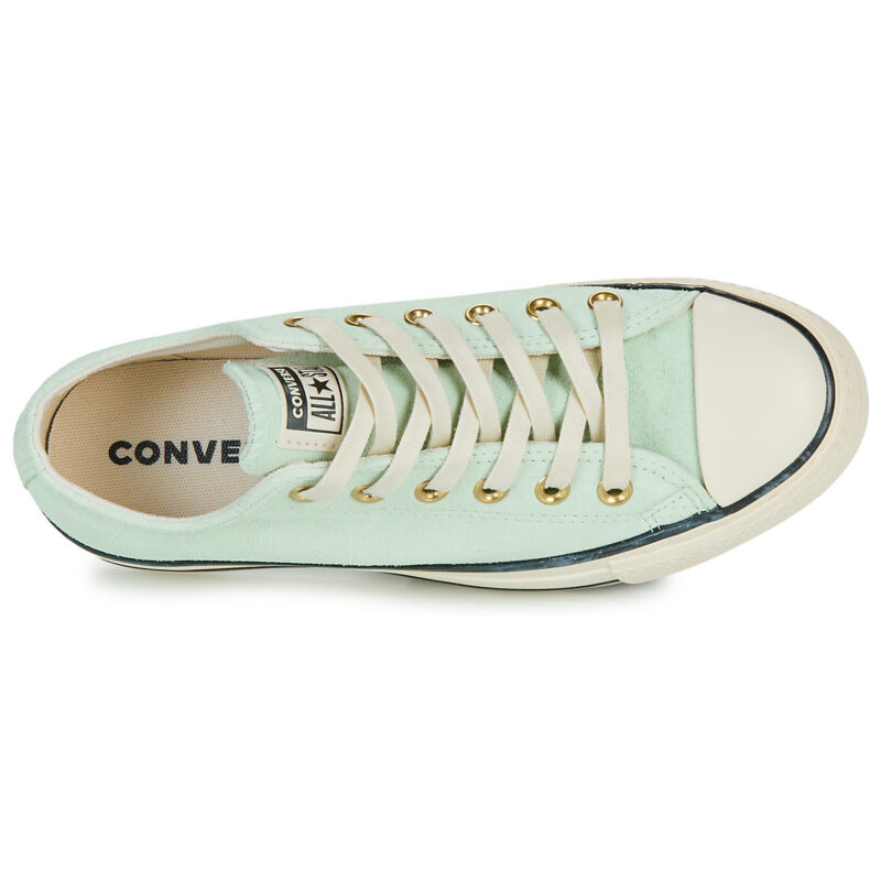 Converse  CHUCK TAYLOR ALL STAR LIFT PLATFORM SUEDE  Verde -  Sneakers basse Donna - 6