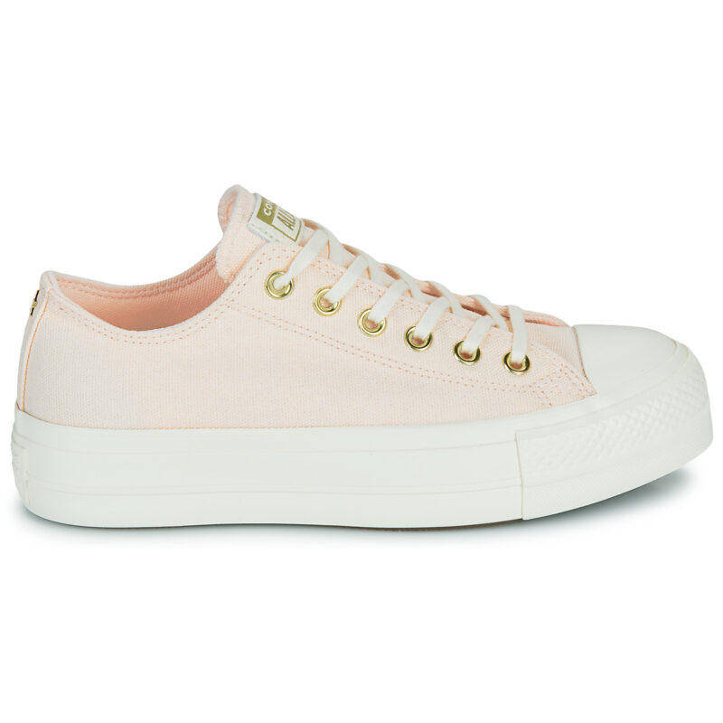Converse CHUCK TAYLOR ALL STAR LIFT PLATFORM GOLD Rosa Sneakers basse Donna - 2