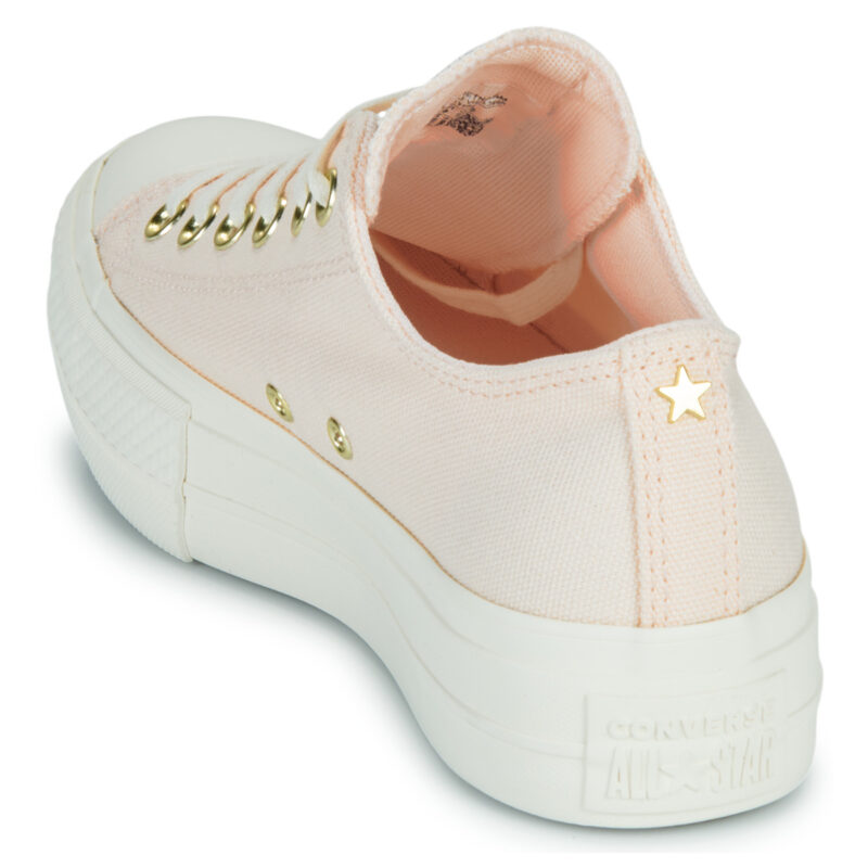 Converse CHUCK TAYLOR ALL STAR LIFT PLATFORM GOLD Rosa Sneakers basse Donna - 5