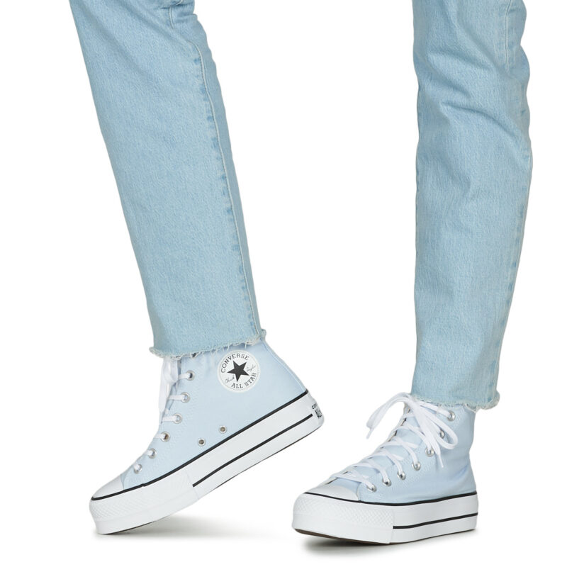 Converse  CHUCK TAYLOR ALL STAR LIFT PLATFORM  Blu -  Sneakers alte Donna - 8