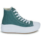 Converse  CHUCK TAYLOR ALL STAR MOVE PLATFORM  Verde -  Sneakers alte Donna - 2