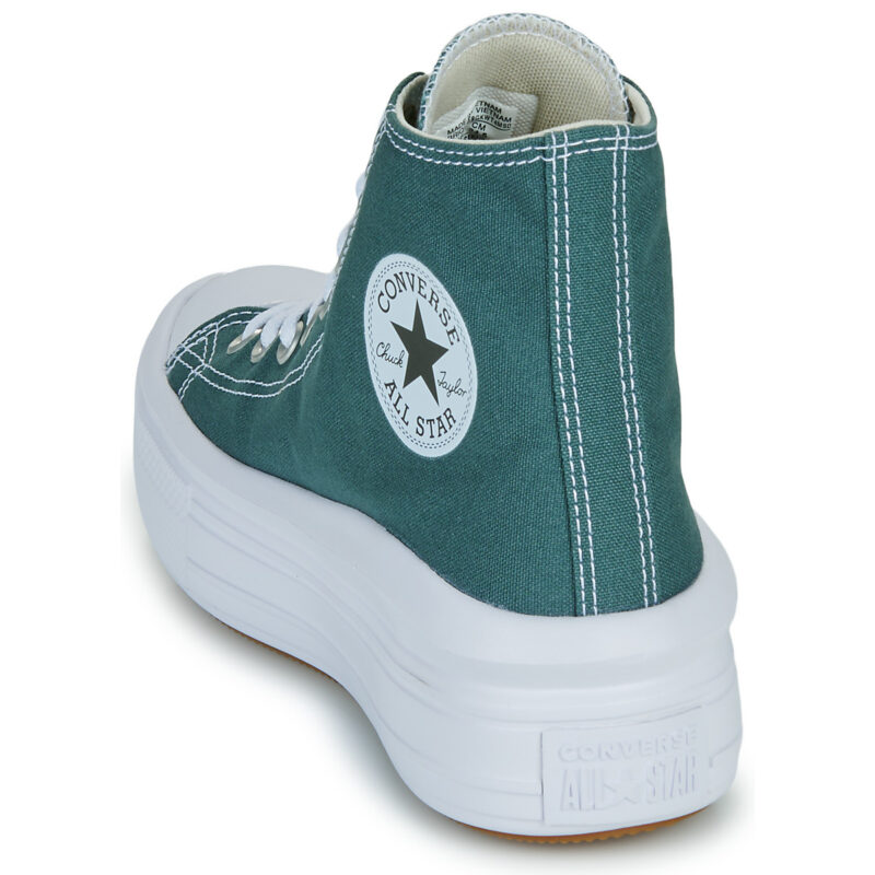 Converse  CHUCK TAYLOR ALL STAR MOVE PLATFORM  Verde -  Sneakers alte Donna - 5