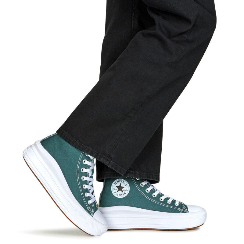 Converse  CHUCK TAYLOR ALL STAR MOVE PLATFORM  Verde -  Sneakers alte Donna - 8