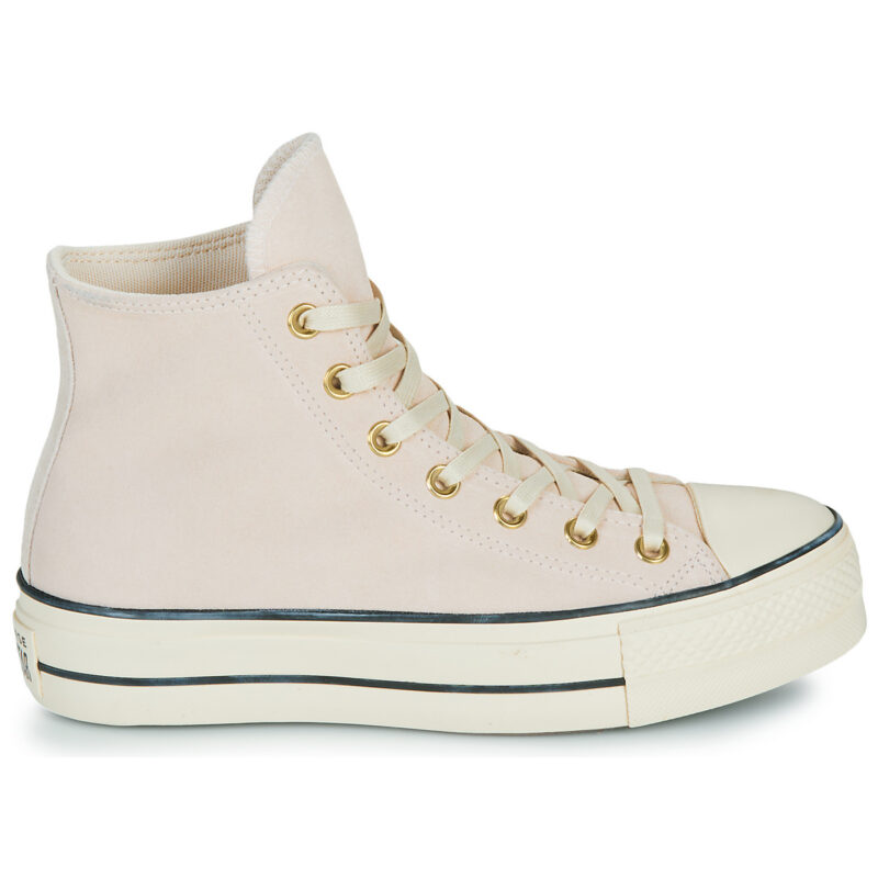 Converse CTAS LIFT PLATFORM SUEDE Rosa Sneakers alte Donna - 2